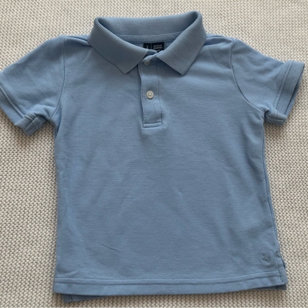 Janie and Jack Blue Polo Shirt